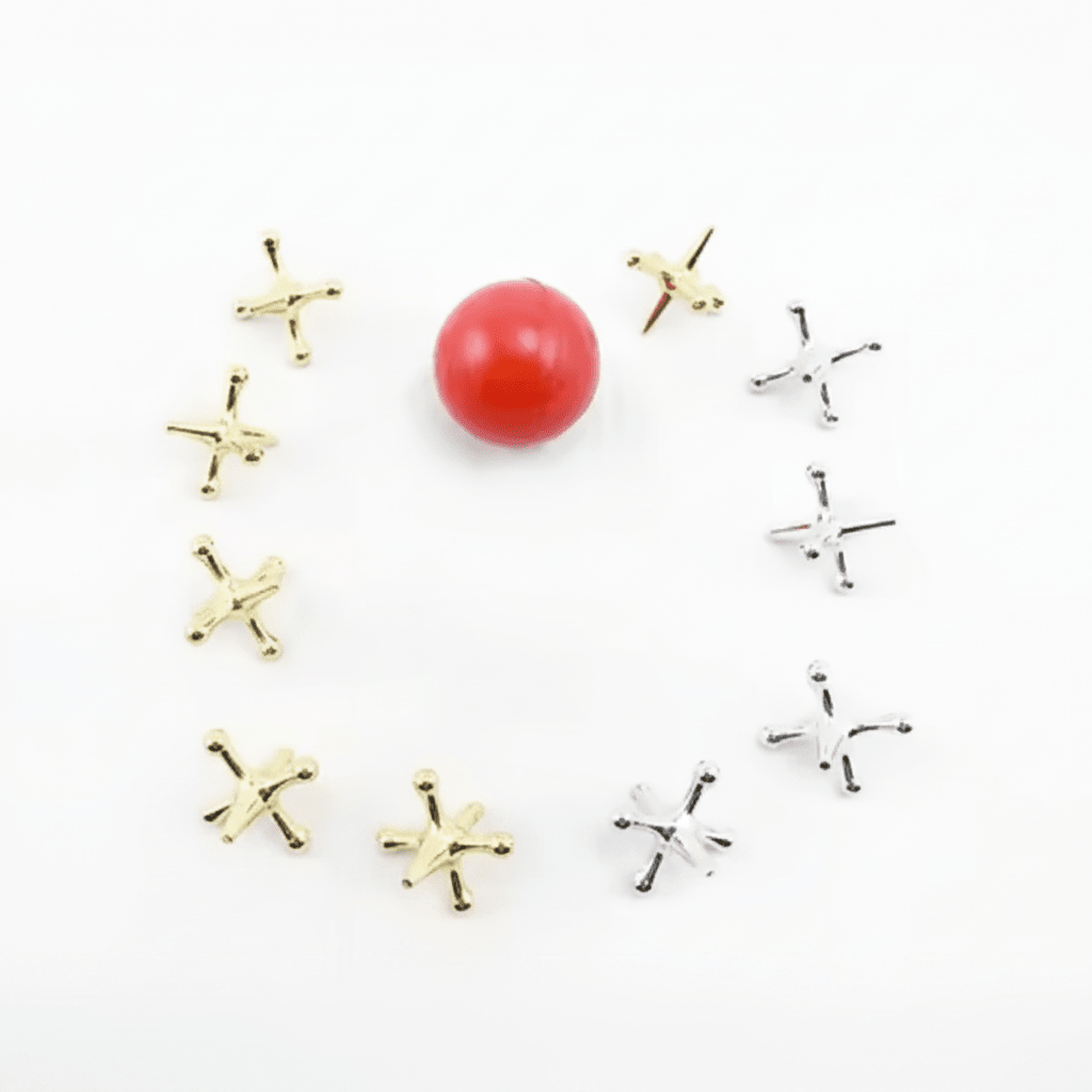Classic Jacks Set | 10 Jacks + Ball | - Lion Wholesale