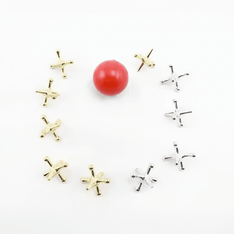 Classic Jacks Set | 10 Jacks + Ball | - Lion Wholesale