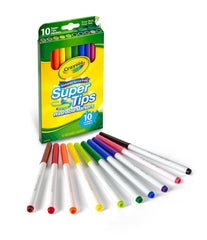 Crayola 10ct Washable Super Tips Markers - Lion Wholesale