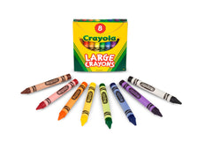 Crayola 8 Count Large Crayons - Lion Wholesale