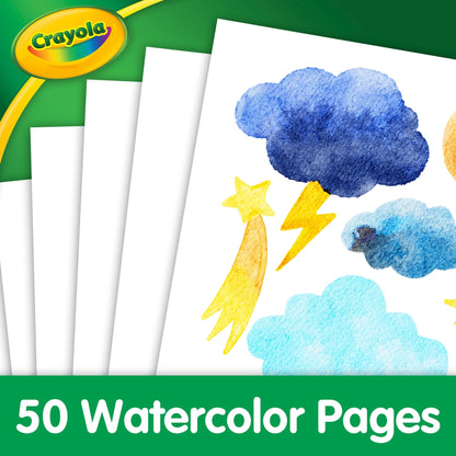 Crayola Marker Water Color Pad 10" Long x 8" Wide x 50 sheets. - Lion Wholesale