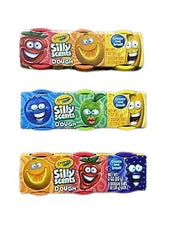 Crayola Silly Scents Dough - 3 Scented 1 Oz Tubs - Lion Wholesale