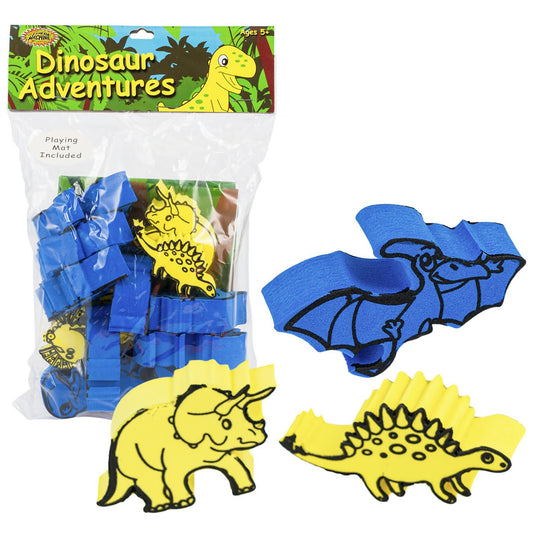 Dinosaur Adventures Foam Toy & Play Mat Activity Set - Lion Wholesale