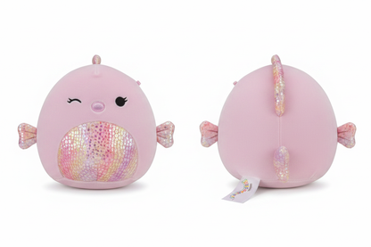 Fish Squishmallow Front and Back