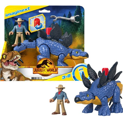 Fisher - Price Imaginext Jurassic World Stegosaurus Playset – Dr. Alan Grant & Thrashing Dino - Lion Wholesale