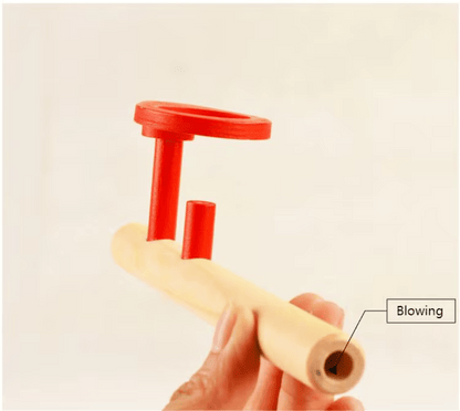 Floating Ball Pipe Game for Kids – Wooden Blow Pipe Toy - Lion Wholesale