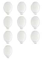 Bulk 10Pk |Silver