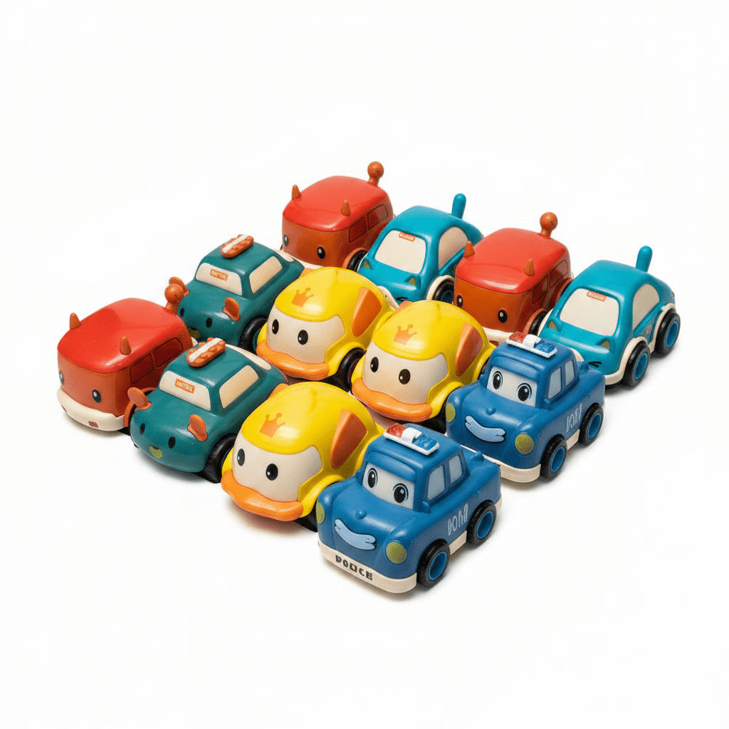 Friction Cartoon Cars – Fun Random Assortment | Sold Individually Or By The Case - Lion Wholesale