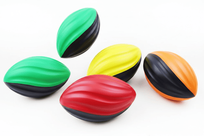 Fun Size 5" Footballs | Soft Squeeze Stress Toy | Shoebox & Bulk Gift Ready | Ages 3+ - Lion Wholesale