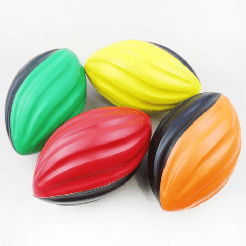 Fun Size 5" Footballs | Soft Squeeze Stress Toy | Shoebox & Bulk Gift Ready | Ages 3+ - Lion Wholesale