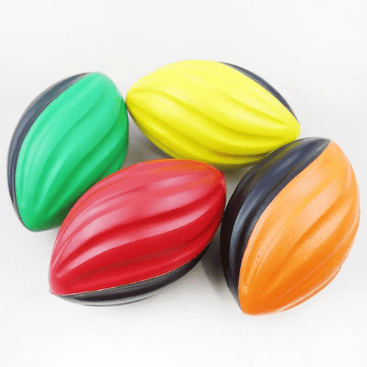 Fun Size 5" Footballs | Soft Squeeze Stress Toy | Shoebox & Bulk Gift Ready | Ages 3+ - Lion Wholesale