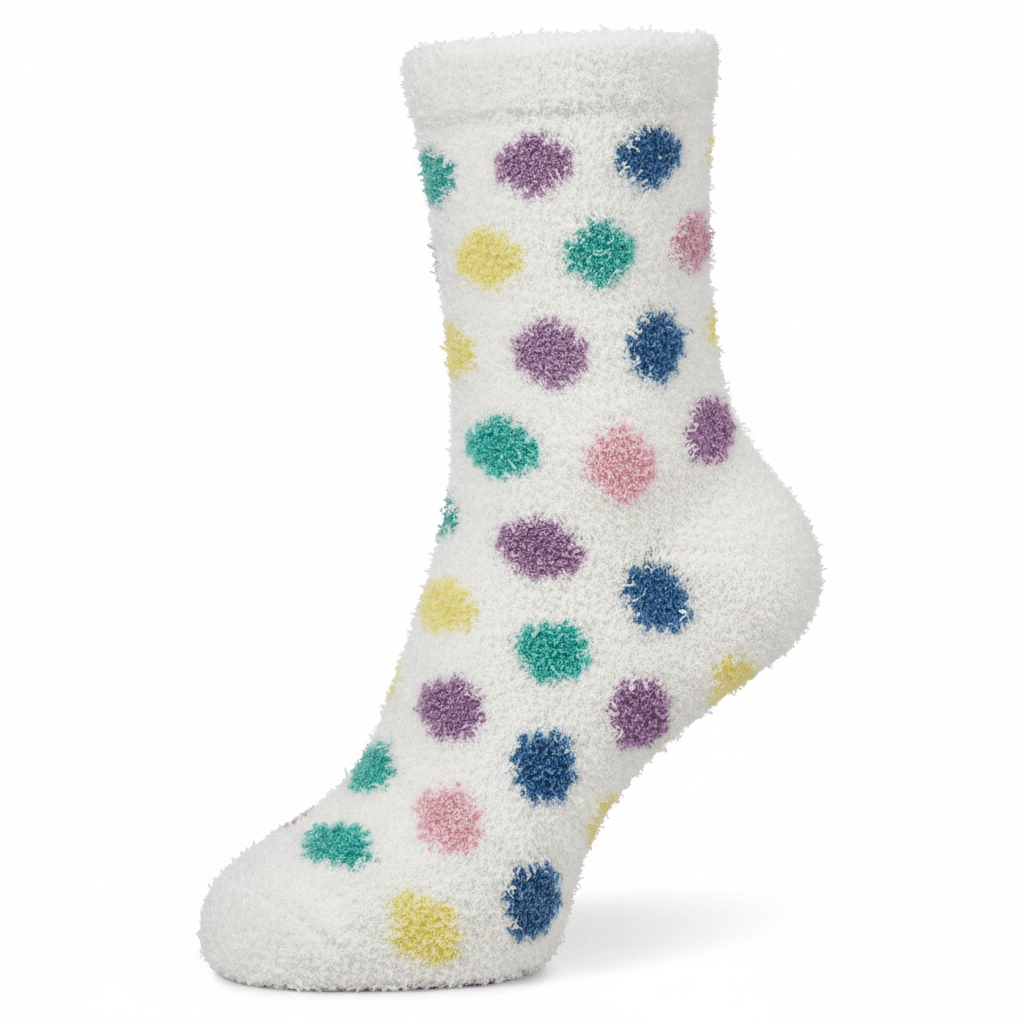 Fuzzy Socks | Assorted Designs | Size 9–11 | Bulk - Lion Wholesale