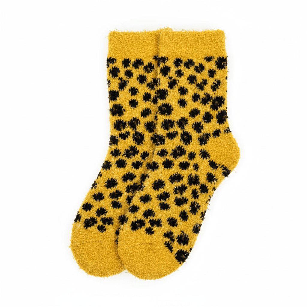 Fuzzy Socks | Assorted Designs | Size 9–11 | Bulk - Lion Wholesale