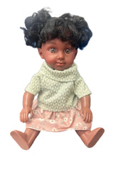 Gods Girls 10" Plastic Black Baby Doll - Sings Twinkle Twinkle Little Star - Lion Wholesale