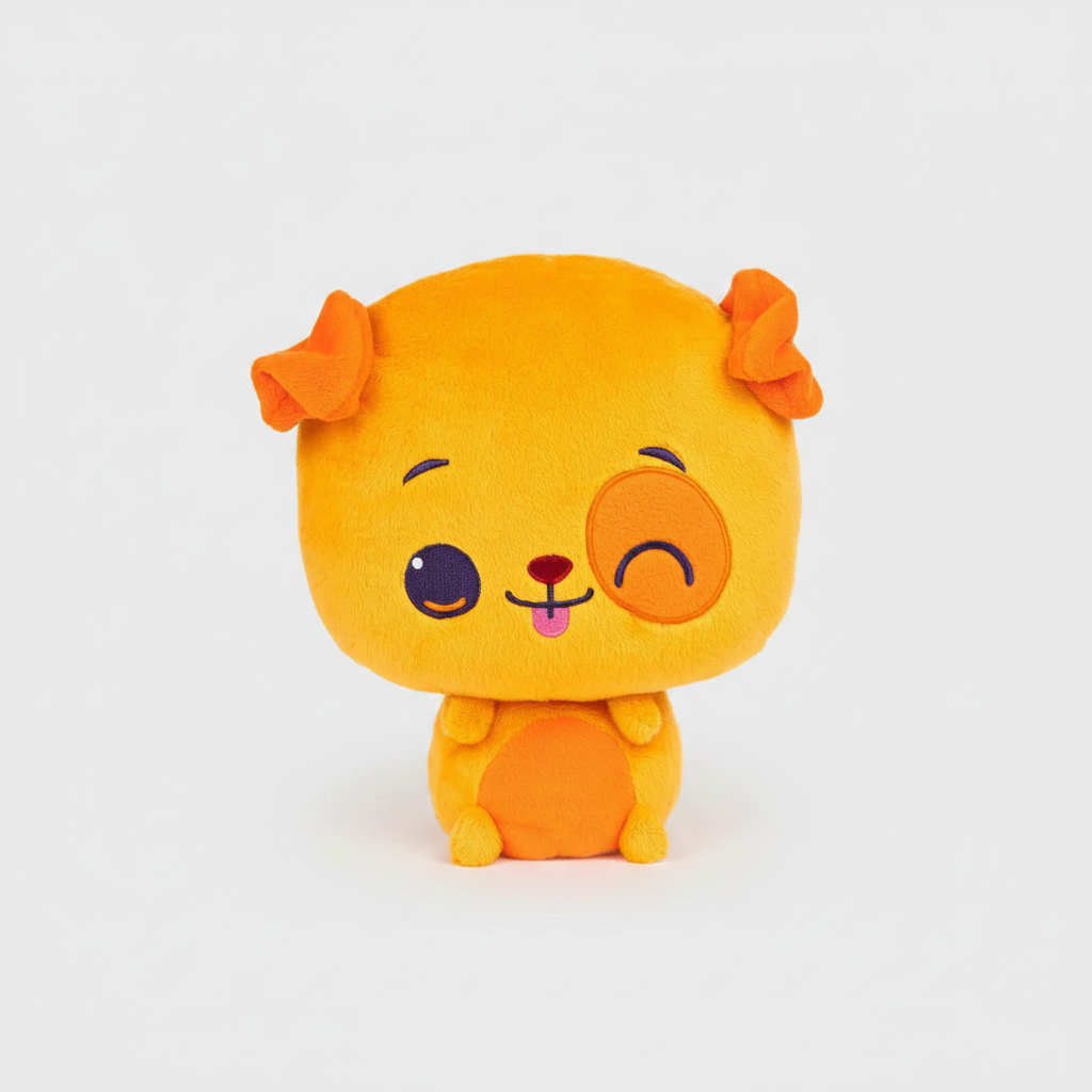 GUND Paulie Pup Grey Background