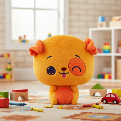 GUND Paulie Pup Playroom Scene