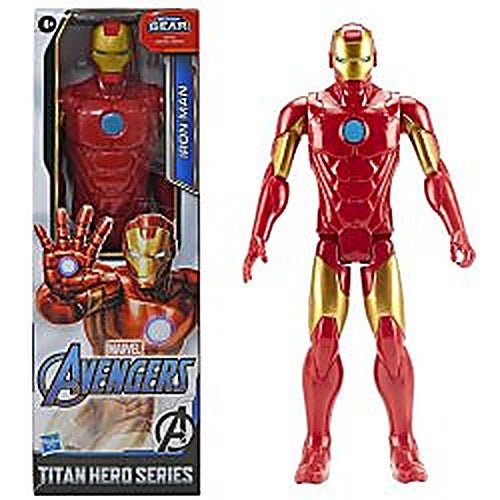 Hasbro Avengers Marvel Titan Hero Series Blast Gear Iron Man – 12" Action Figure - Lion Wholesale