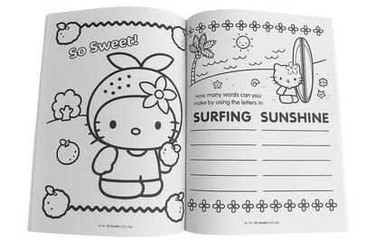 Hello Kitty® 80 - Page Coloring & Activity Book - Lion Wholesale