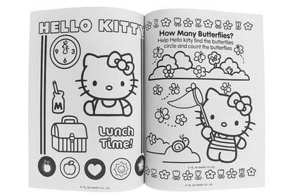 Hello Kitty® 80 - Page Coloring & Activity Book - Lion Wholesale