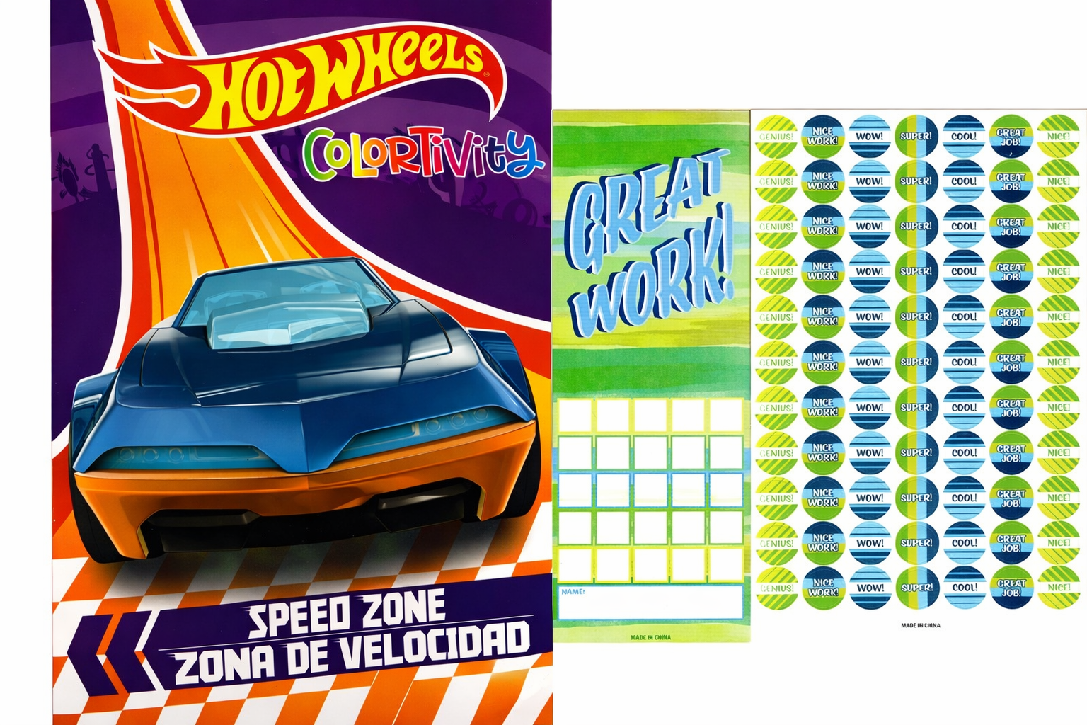 Hot Wheels Coloring & Activity Book – 80 Pages (2 Assorted Covers=$1.45 ea) - Lion Wholesale