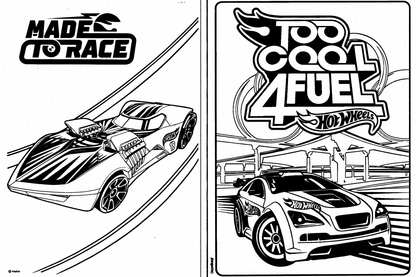 Hot Wheels Coloring & Activity Book – 80 Pages (2 Assorted Covers=$1.45 ea) - Lion Wholesale