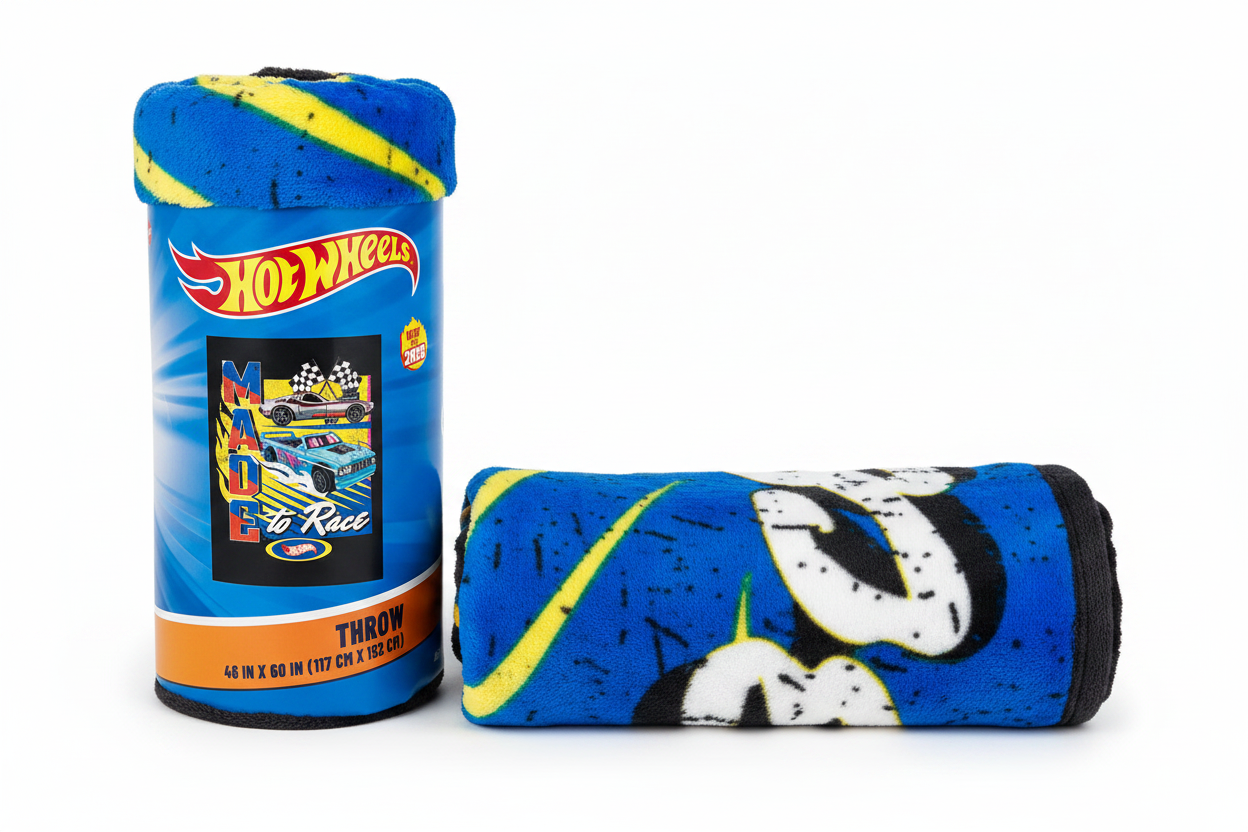 Hot Wheels Throw Blanket - 