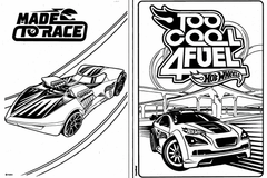 Hot Wheels Coloring & Activity Book – 80 Pages (2 Assorted Covers)