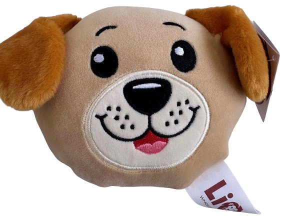 Huggable Plushie "Rosie the Golden Puppy" Pillow - Super Soft 5" Companion - Lion Wholesale
