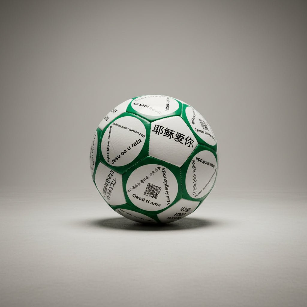 Jesus Loves You Soccer Ball-71 Languages in Size 4 & Size 5-Amplify Your Impact - Lion Wholesale