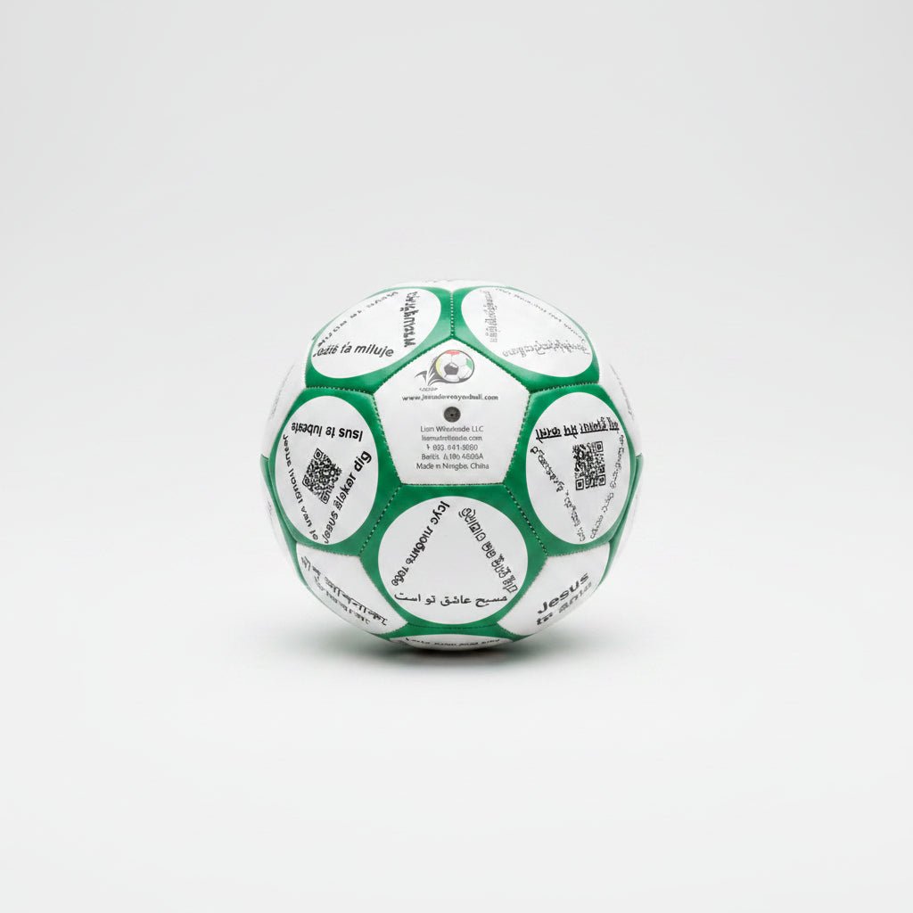 Jesus Loves You Soccer Ball-71 Languages in Size 4 & Size 5-Amplify Your Impact - Lion Wholesale
