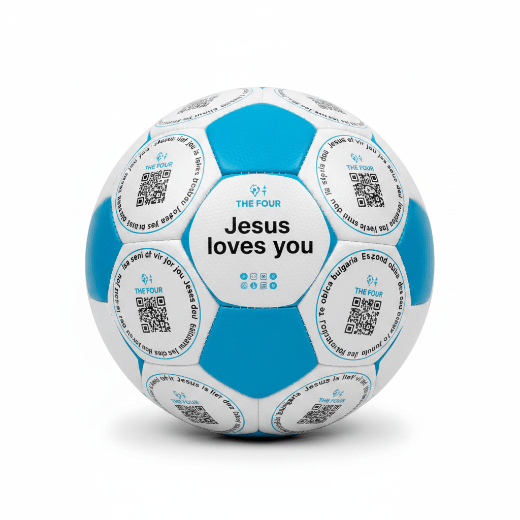 Jesus Loves You Soccer Ball-71 Languages in Size 4 & Size 5-Amplify Your Impact - Lion Wholesale