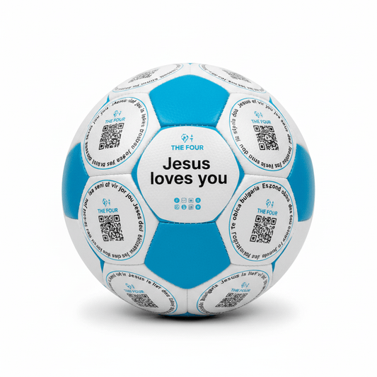 Jesus Loves You Soccer Ball-71 Languages in Size 4 & Size 5-Amplify Your Impact - Lion Wholesale