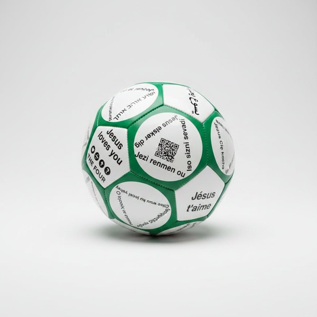 Jesus Loves You Soccer Ball-71 Languages in Size 4 & Size 5-Amplify Your Impact - Lion Wholesale