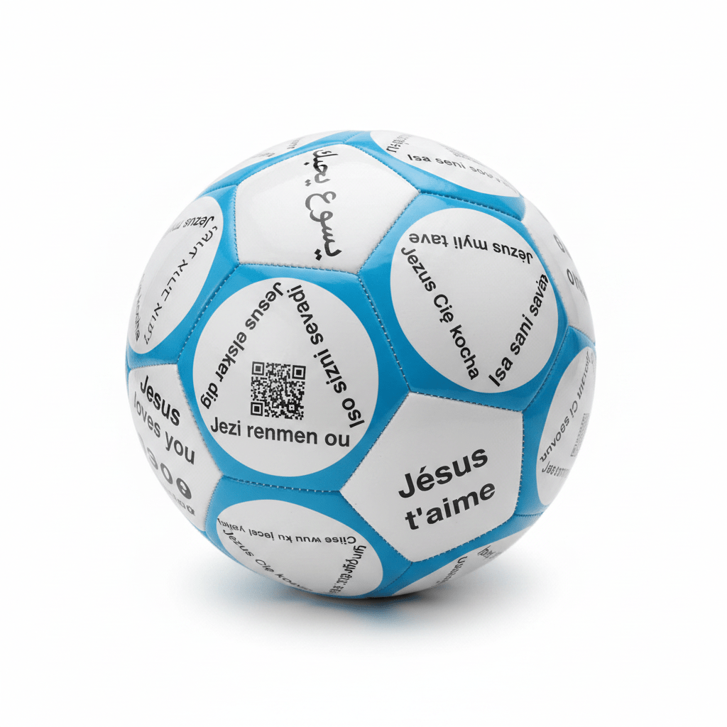 Jesus Loves You Soccer Ball-71 Languages in Size 4 & Size 5-Amplify Your Impact - Lion Wholesale