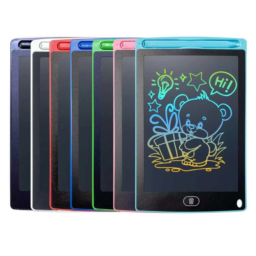 LCD Writing Tablet – 8.5" Reusable Drawing Pad | 100,000 Erases | Ages 3+ - Lion Wholesale