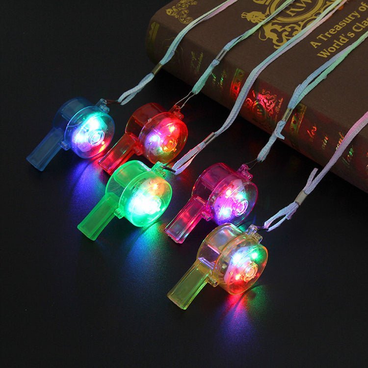 LED Light - Up Whistle Assorted Colors(sold individually) - Lion Wholesale