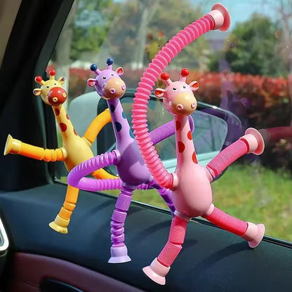 Light up Giraffe Pop Tubes - Flexible Tubes with LED Lights and Suction Cups Asst. Colors(each) - Lion Wholesale