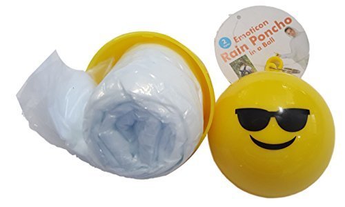 Light weight, Durable, Emoji Poncho, Fun & Useful Item for Older Kids and Adults(sold individually) - Lion Wholesale