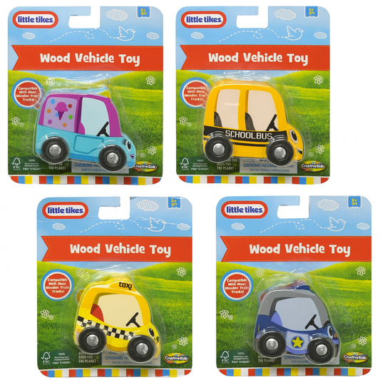 Little Tikes Wooden Vehicle Toy –  (BRIO-Compatible)