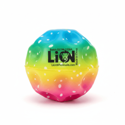 Lunar Ball | Foam Stress & Bouncy Ball | Bulk Shoebox Gift | All Ages - Lion Wholesale