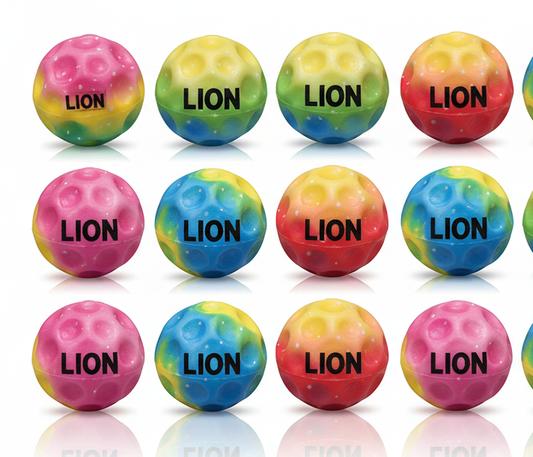 Lunar Ball | Foam Stress & Bouncy Ball | Bulk Shoebox Gift | All Ages - Lion Wholesale