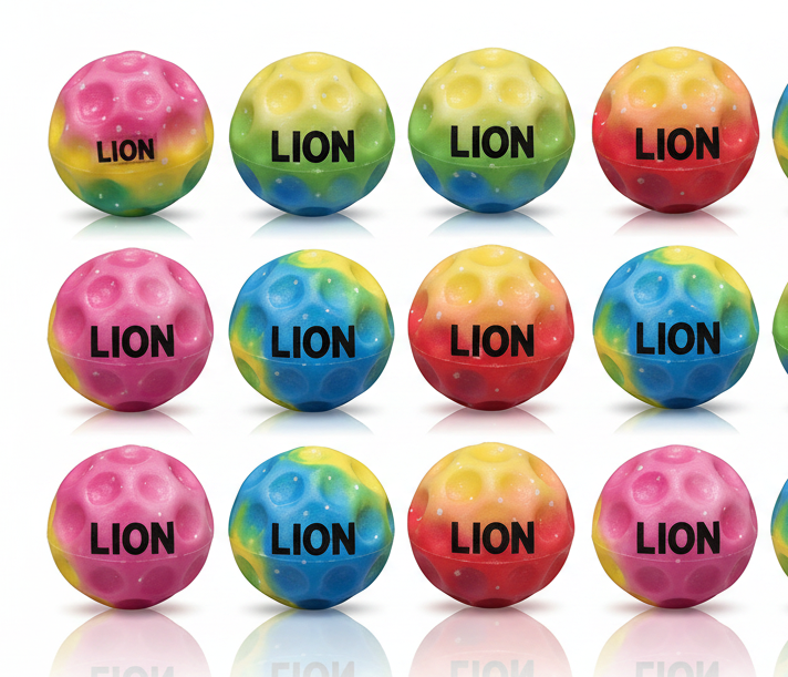 Lunar Ball | Foam Stress & Bouncy Ball | Bulk Shoebox Gift | All Ages - Lion Wholesale