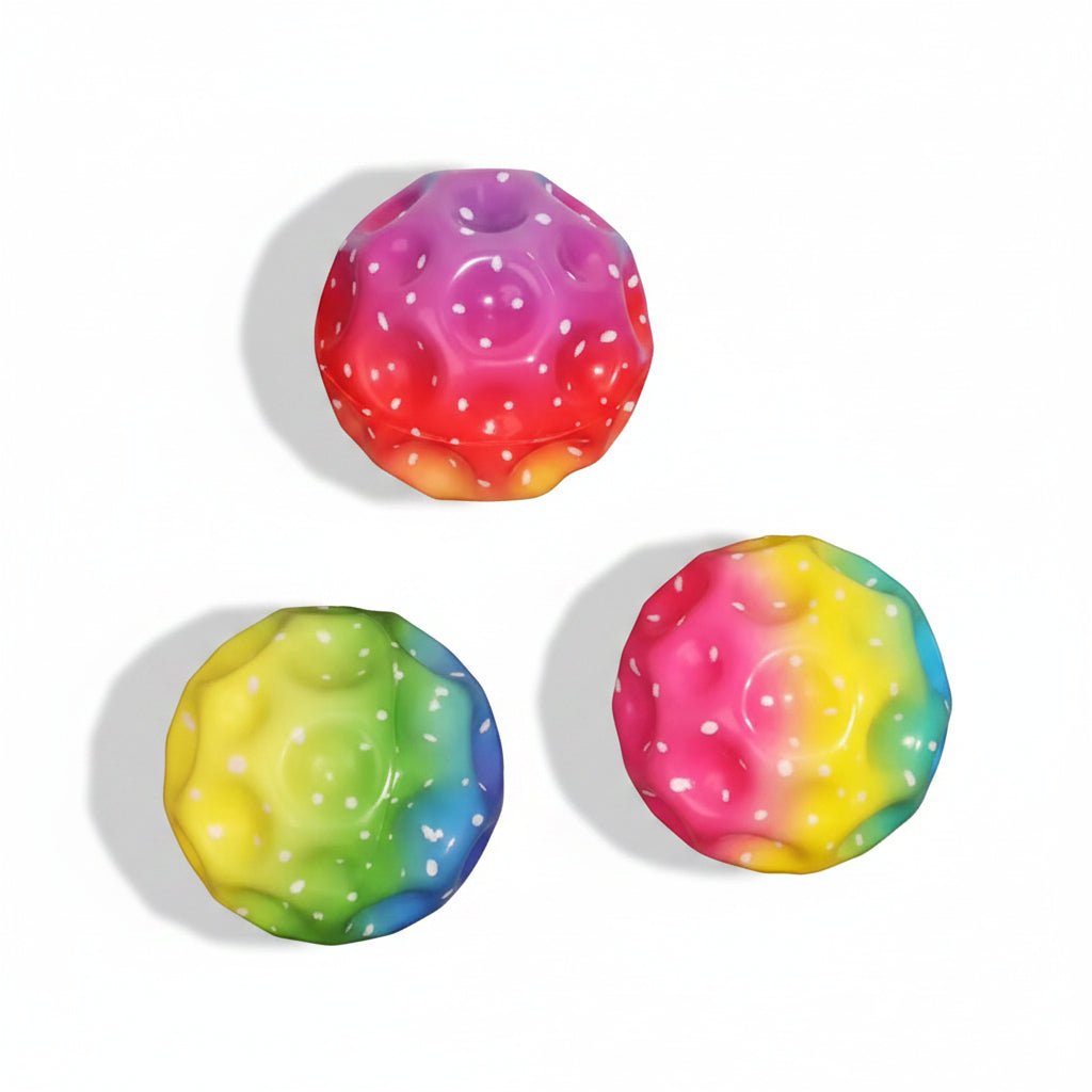Lunar Ball | Foam Stress & Bouncy Ball | Bulk Shoebox Gift | All Ages - Lion Wholesale
