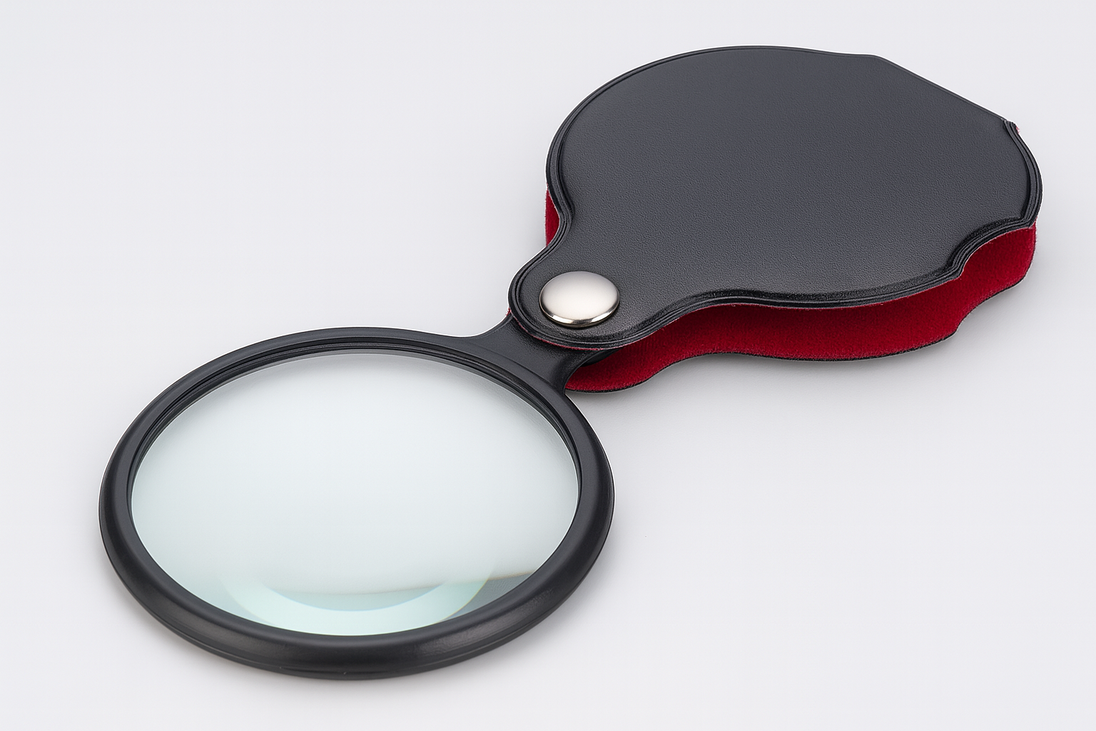 Pocket Magnifier – 2" Lens in a leather case