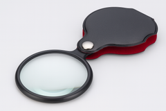 Pocket Magnifier – 2" Lens in a leather case