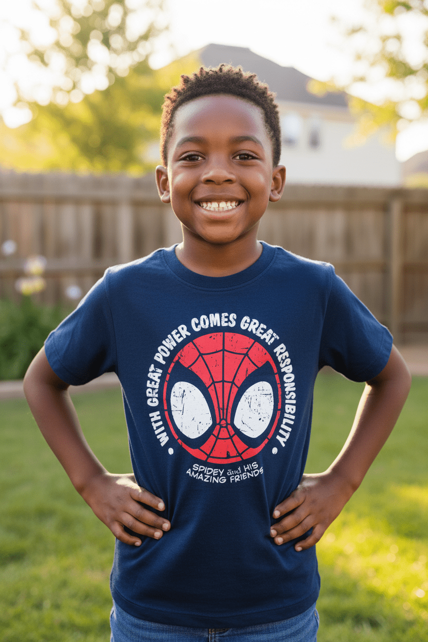 Marvel Spidey and His Amazing Friends Graphic T-Shirt | Kids' Superhero Tee - Lion Wholesale