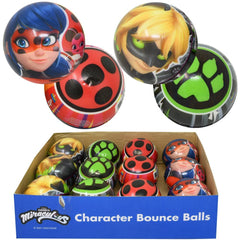 12-Pack Miraculous Ladybug 3" PU Balls in PDQ Display – Party Favors