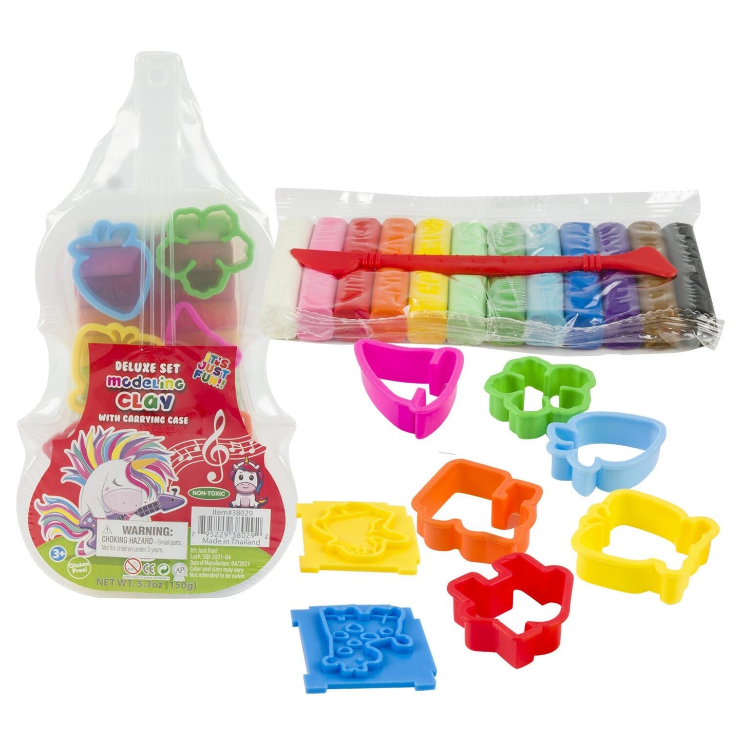 Modeling Clay Deluxe Set with Carrying Case – Molds, Stamps & Tools - Lion Wholesale