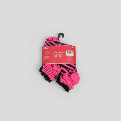 Mossimo Kids Quarter Socks, 20-Pair Pack, Sizes 6–8 | Shoebox Bulk - Lion Wholesale