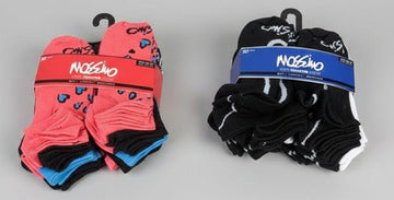 Mossimo Kids Quarter Socks, 20-Pair Pack, Sizes 6–8 | Shoebox Bulk - Lion Wholesale